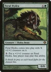 Feral Hydra (Magic Player Rewards 2009) from Oversize Cards