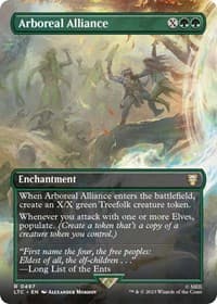 Arboreal Alliance (Borderless) from Commander: The Lord of the Rings: Tales of Middle-earth