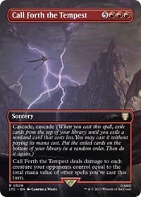 Call Forth the Tempest (Borderless) from Commander: The Lord of the Rings: Tales of Middle-earth