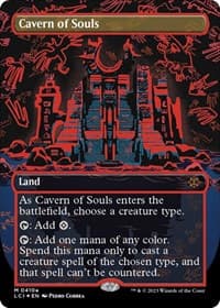 Cavern of Souls (0410e) (Borderless) from The Lost Caverns of Ixalan