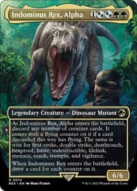 Indominus Rex, Alpha (Borderless) from Universes Beyond: Jurassic World Collection