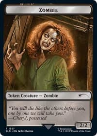 Zombie Token from Secret Lair Drop Series