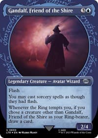 Gandalf, Friend of the Shire (Showcase) (Surge Foil) from Universes Beyond: The Lord of the Rings: Tales of Middle-earth