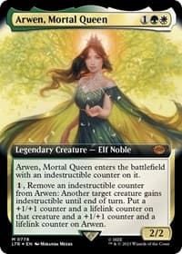 Arwen, Mortal Queen (Extended Art) (Surge Foil) from Universes Beyond: The Lord of the Rings: Tales of Middle-earth