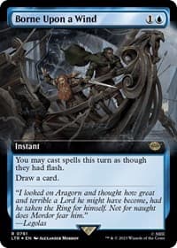 Borne Upon a Wind (Extended Art) (Surge Foil) from Universes Beyond: The Lord of the Rings: Tales of Middle-earth