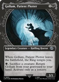 Gollum, Patient Plotter (Showcase) (Surge Foil) from Universes Beyond: The Lord of the Rings: Tales of Middle-earth