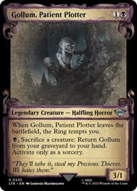 Gollum, Patient Plotter (Showcase Scrolls) from Universes Beyond: The Lord of the Rings: Tales of Middle-earth