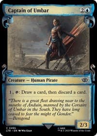 Captain of Umbar (Showcase Scrolls) from Universes Beyond: The Lord of the Rings: Tales of Middle-earth