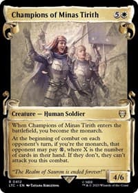 Champions of Minas Tirith (Showcase Scrolls) from Commander: The Lord of the Rings: Tales of Middle-earth