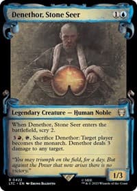 Denethor, Stone Seer (Showcase Scrolls) from Commander: The Lord of the Rings: Tales of Middle-earth