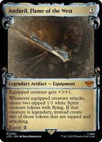 Anduril, Flame of the West (Showcase Scrolls) from Universes Beyond: The Lord of the Rings: Tales of Middle-earth