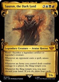 Sauron, the Dark Lord (Showcase Scrolls) from Universes Beyond: The Lord of the Rings: Tales of Middle-earth