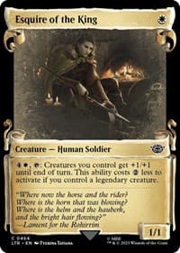 Esquire of the King (Showcase Scrolls) from Universes Beyond: The Lord of the Rings: Tales of Middle-earth
