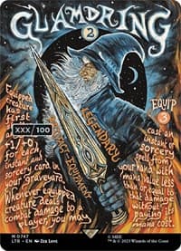 Glamdring (Borderless Poster) (Serial Numbered) from Universes Beyond: The Lord of the Rings: Tales of Middle-earth