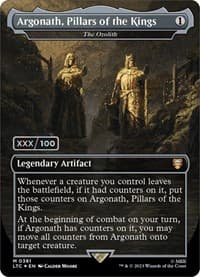 Argonath, Pillars of the Kings - The Ozolith (Serial Numbered) from Commander: The Lord of the Rings: Tales of Middle-earth