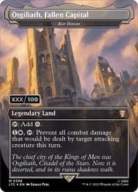 Osgiliath, Fallen Capital - Kor Haven (Serial Numbered) from Commander: The Lord of the Rings: Tales of Middle-earth