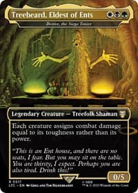 Treebeard, Eldest of Ents - Doran, the Siege Tower (Borderless) from Commander: The Lord of the Rings: Tales of Middle-earth