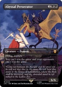 Abyssal Persecutor (Borderless) from Commander: The Lord of the Rings: Tales of Middle-earth