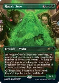 Gaea's Liege (Borderless) from WPN & Gateway Promos