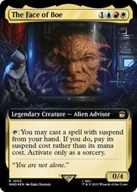The Face of Boe (Extended Art) (Surge Foil) from Universes Beyond: Doctor Who