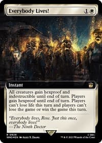 Everybody Lives! (Extended Art) (Surge Foil) from Universes Beyond: Doctor Who