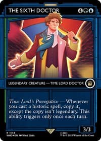 The Sixth Doctor (Showcase) (Surge Foil) from Universes Beyond: Doctor Who