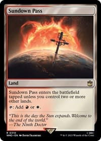 Sundown Pass from Universes Beyond: Doctor Who