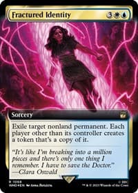Fractured Identity (Extended Art) (Surge Foil) from Universes Beyond: Doctor Who