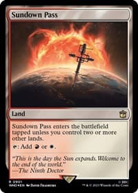 Sundown Pass (Surge Foil) from Universes Beyond: Doctor Who