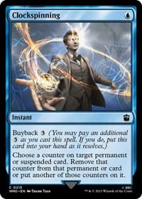 Clockspinning from Universes Beyond: Doctor Who