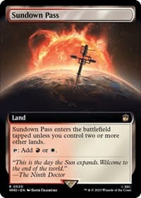 Sundown Pass (Extended Art) from Universes Beyond: Doctor Who