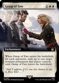 Grasp of Fate (Extended Art) (Surge Foil) from Universes Beyond: Doctor Who