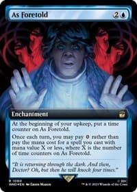 As Foretold (Extended Art) (Surge Foil) from Universes Beyond: Doctor Who