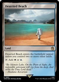 Deserted Beach (Surge Foil) from Universes Beyond: Doctor Who