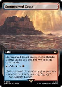 Stormcarved Coast (Extended Art) from Universes Beyond: Doctor Who