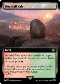 Rockfall Vale (Extended Art) (Surge Foil) from Universes Beyond: Doctor Who