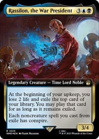 Rassilon, the War President (Extended Art) (Surge Foil) from Universes Beyond: Doctor Who