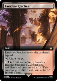 Lavaclaw Reaches (Extended Art) (Surge Foil) from Universes Beyond: Doctor Who