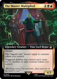 The Master, Multiplied (Extended Art) (Surge Foil) from Universes Beyond: Doctor Who