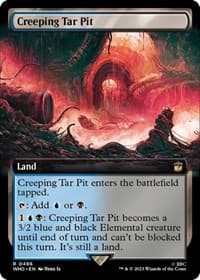 Creeping Tar Pit (Extended Art) from Universes Beyond: Doctor Who