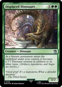 Displaced Dinosaurs (Surge Foil) from Universes Beyond: Doctor Who