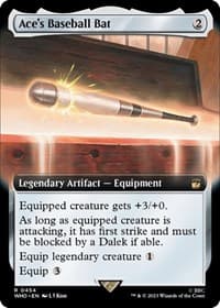 Ace's Baseball Bat (Extended Art) from Universes Beyond: Doctor Who