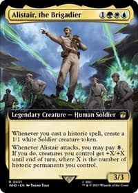 Alistair, the Brigadier (Extended Art) from Universes Beyond: Doctor Who