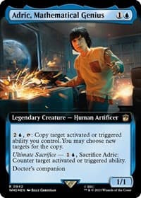 Adric, Mathematical Genius (Extended Art) (Surge Foil) from Universes Beyond: Doctor Who