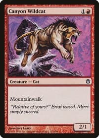 Canyon Wildcat from Duel Decks: Ajani vs. Nicol Bolas