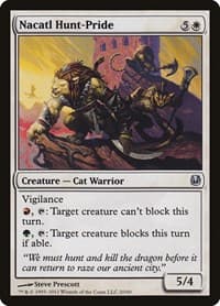 Nacatl Hunt-Pride from Duel Decks: Ajani vs. Nicol Bolas