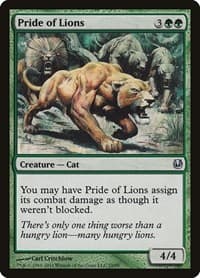 Pride of Lions from Duel Decks: Ajani vs. Nicol Bolas