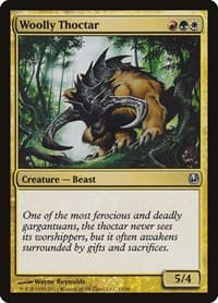 Woolly Thoctar from Duel Decks: Ajani vs. Nicol Bolas