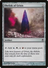 Obelisk of Grixis from Duel Decks: Ajani vs. Nicol Bolas