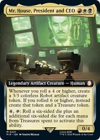 Mr. House, President and CEO (Extended Art) from Universes Beyond: Fallout
